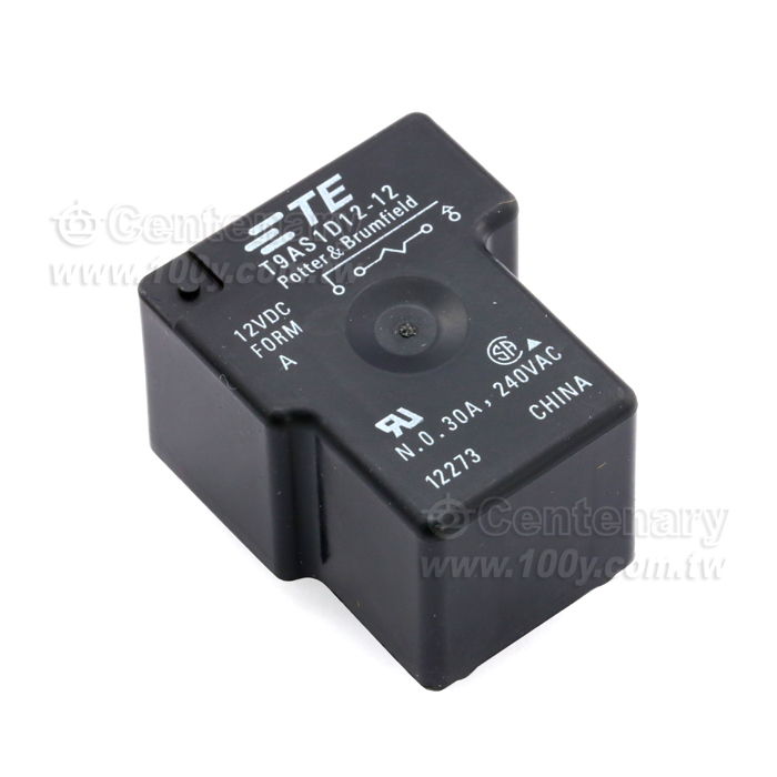 通用繼電器 SPST-NO PC MNT 12V 30A 144Ohm 1W - 96289 產品圖片
