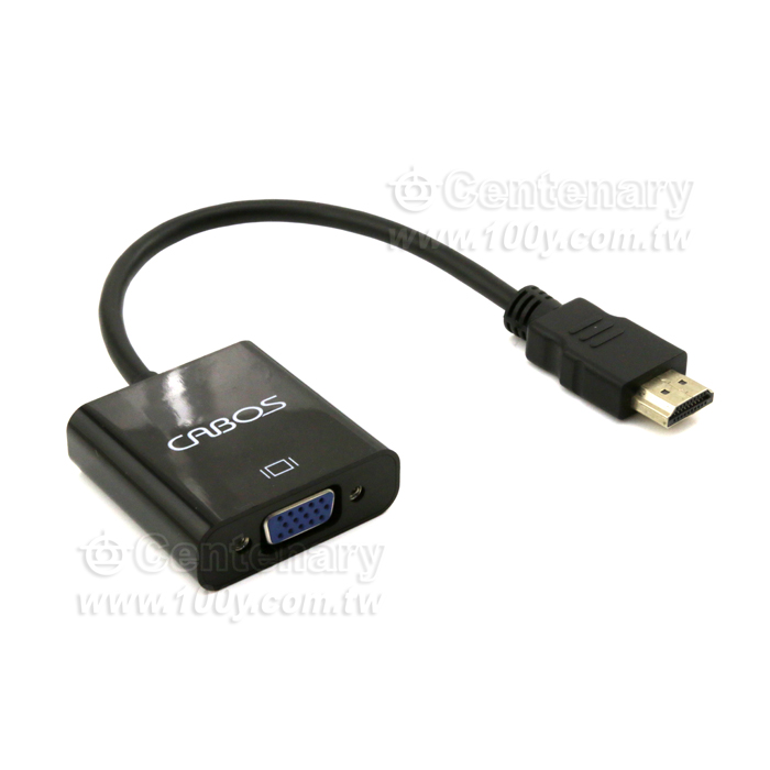HDMI轉VGA轉換器 黑色 - 92429 產品圖片