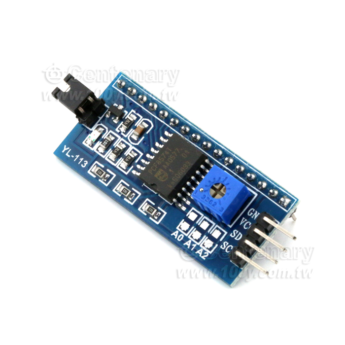 IIC 接口 LCD1602轉接板 (IC:PCF8574T模塊 NXP) - 98345 產品圖片