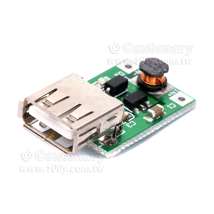 DC-DC升壓模塊(1V~5V)In:1V～5V Out:5V/0.3~0.5A - 98676 產品圖片