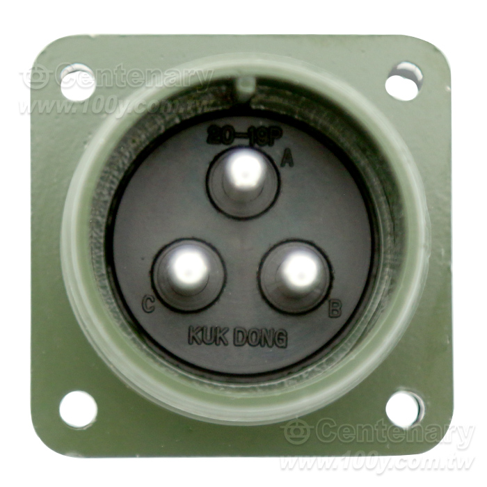 3p Box Mount Receptacle - 98740 Product Image