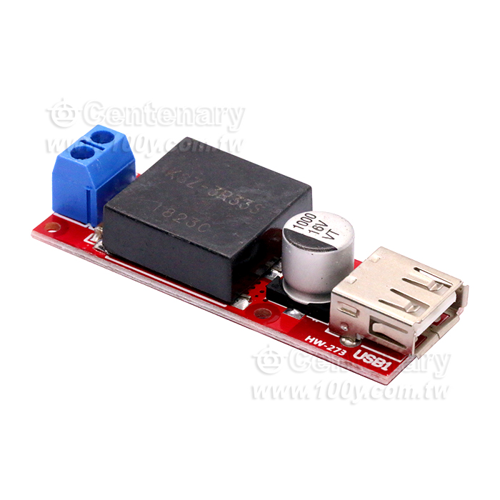 DC-DC降壓電源模組 In:7V-24V Out:5V/3A - 98854 產品圖片