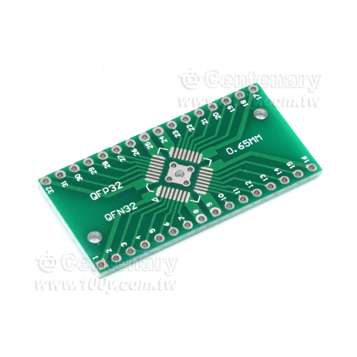 兩用轉接板 QFN/QFP32 轉DIP - 98904 產品圖片