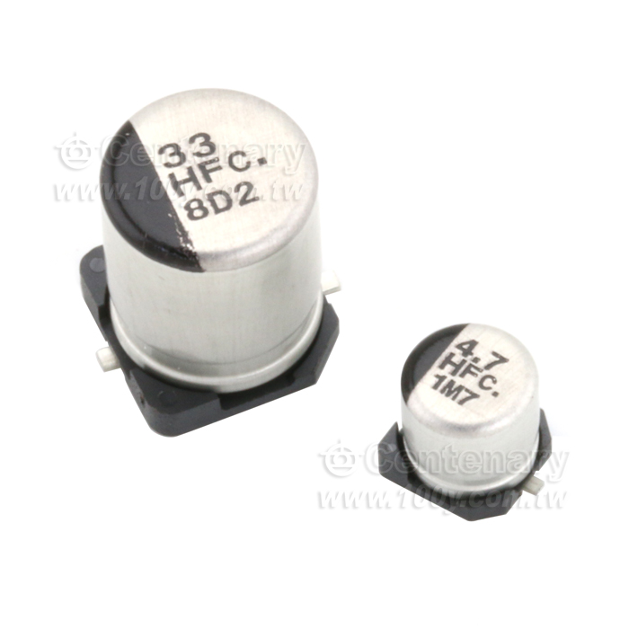 SMD電解電容 100uF/6.3V ±20% - 109516 產品圖片