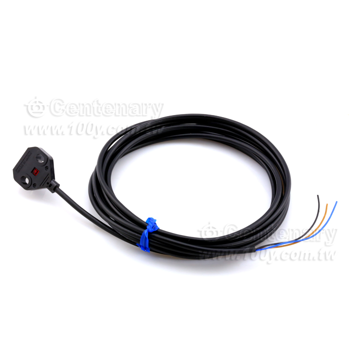 光電素子/L型/入光時亮燈/NPN輸出/線長2M - 99396 產品圖片