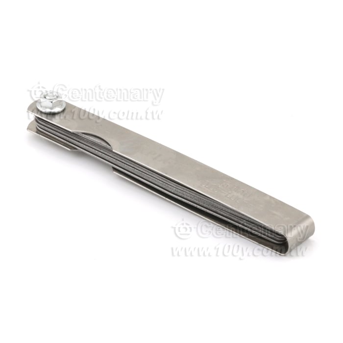EXPLOIT塞尺 0.05-1.00mm  13片/組, L:10cm - 46076 產品圖片