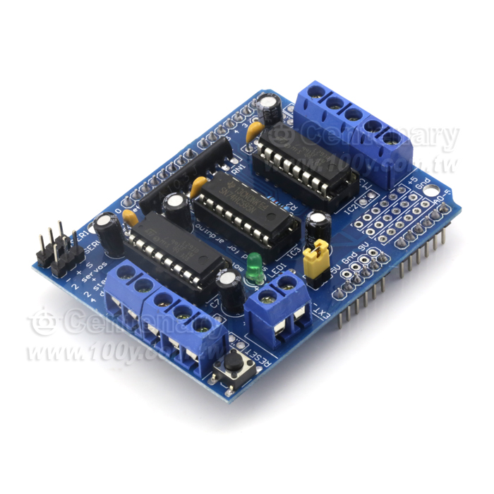 兼容Arduino 電機驅動擴展板 - 100697 產品圖片