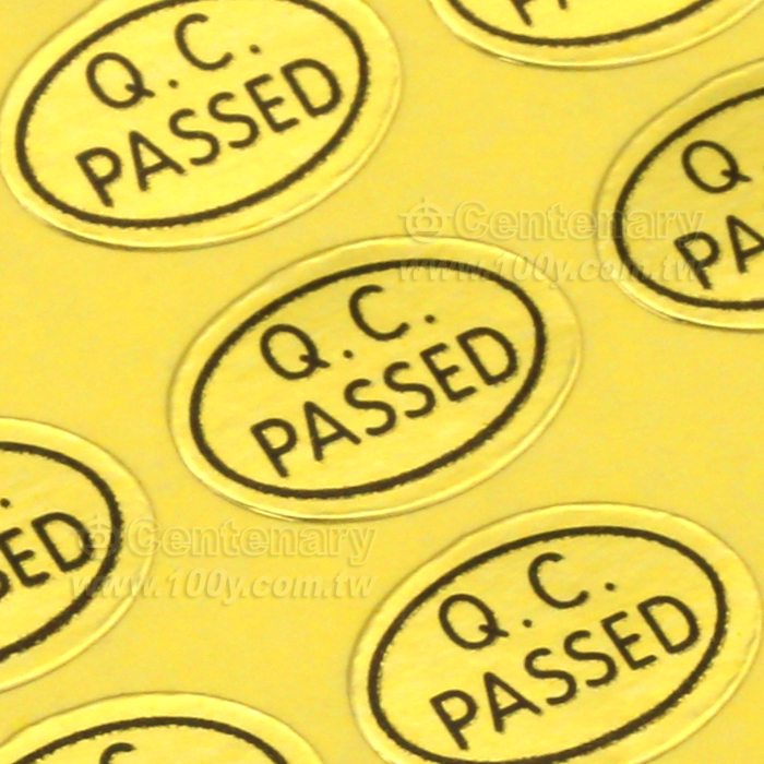 QC PASSED Label - 101297 Product Image