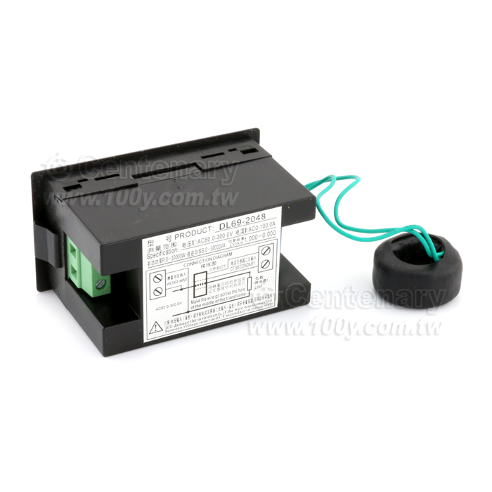 多功能數顯交流電表 AC80-300V AC0-100A - 102515 產品圖片