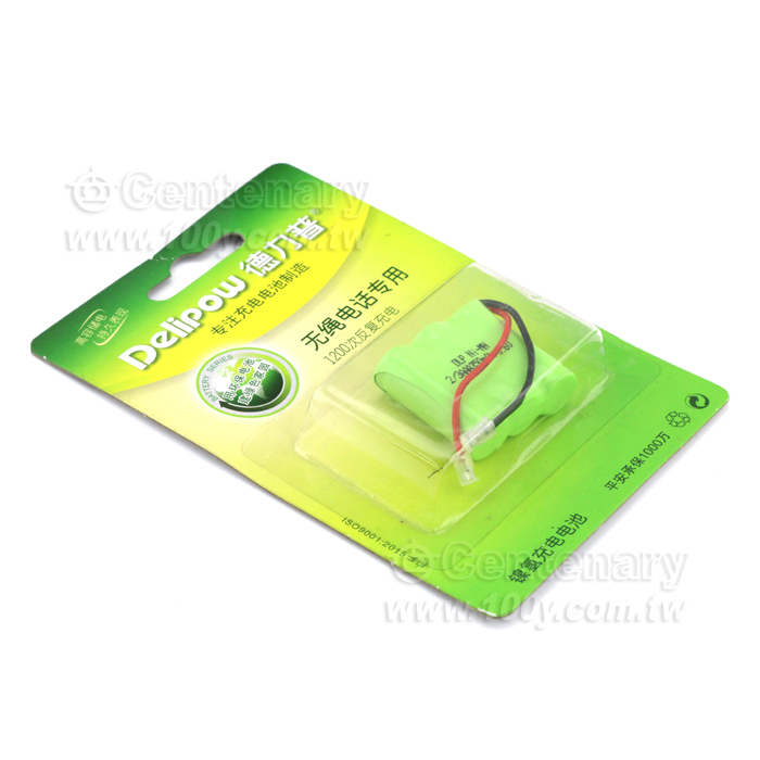 無線電話電池 2/3AAA 3.6V/350mAh - 102818 產品圖片