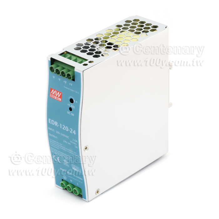120W Single Output Industrial DIN Rail - 101902 Product Image