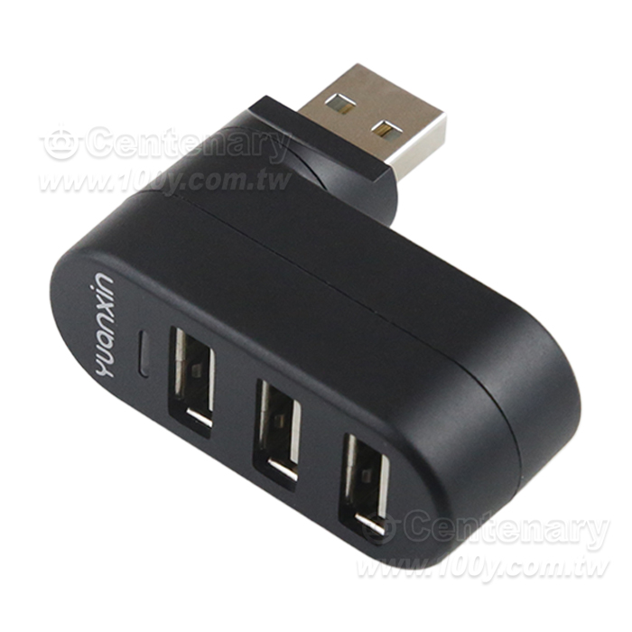 USB2.0 HUB 旋轉分線器 - 101050 產品圖片