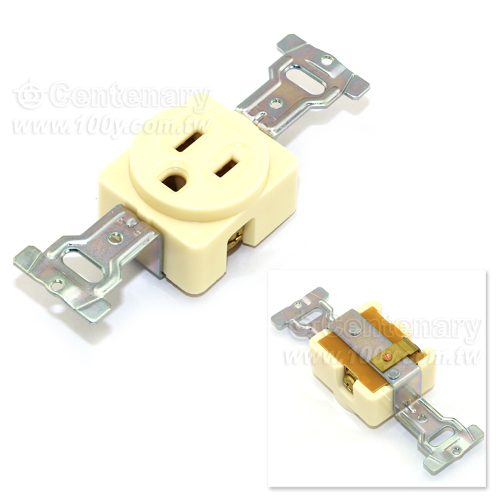 嵌入式電源插座 15A/125V - 101429 產品圖片