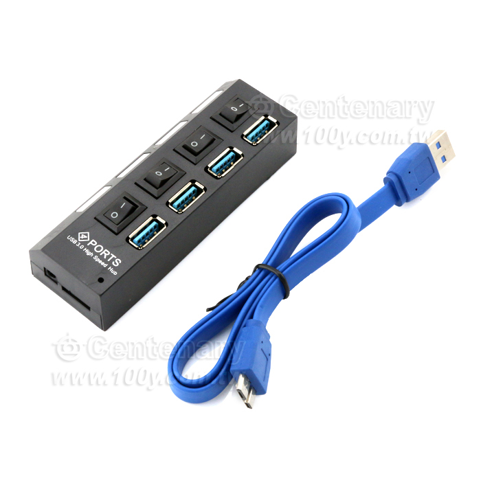 4 Port USB3.0 HUB 集線器 - 101745 產品圖片