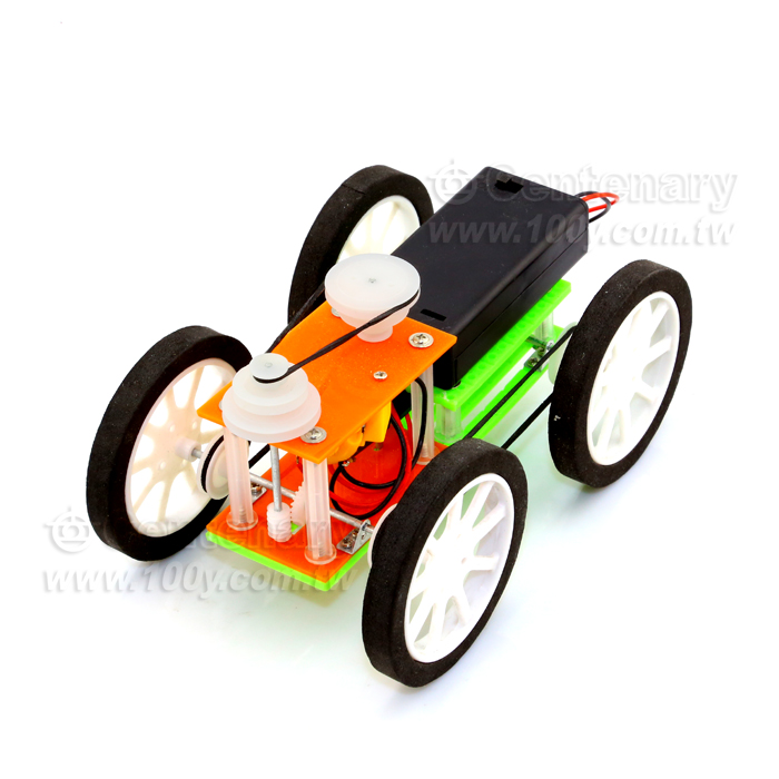 動手動腦電動拼裝玩具車 - 103738 產品圖片