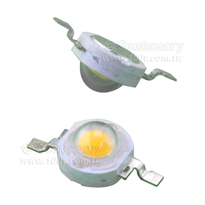 1W高功率黃光LED，50-100LM,光宏42mil芯片 - 100961 產品圖片