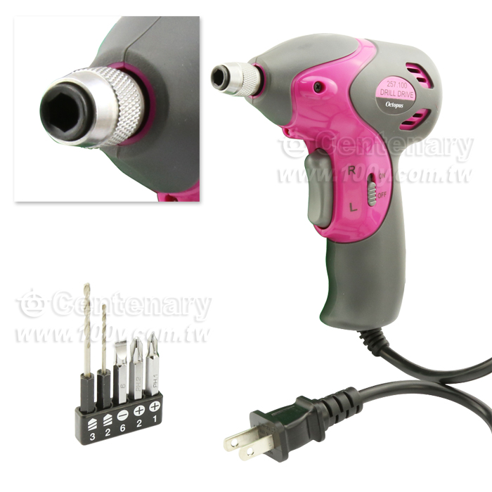 Octopus_257.100 ACElectric Screwdriver Set - 101607 Product Image