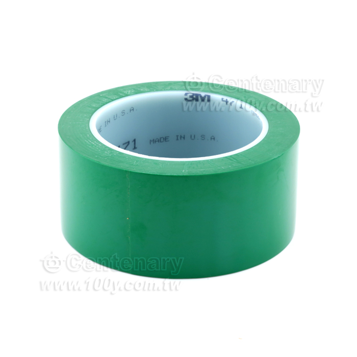 單面警示標示劃線膠帶 綠色30mm*33M - 153773 產品圖片