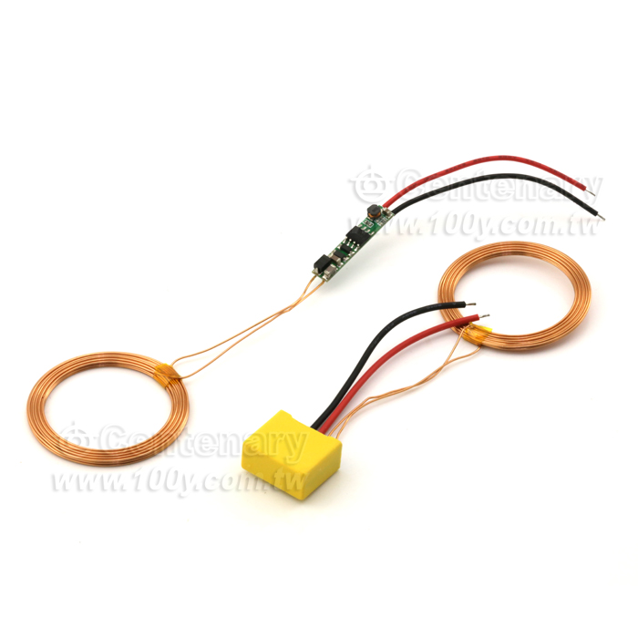 無線充電模組 黃殼小板 輸入12V接收5V - 104864 產品圖片