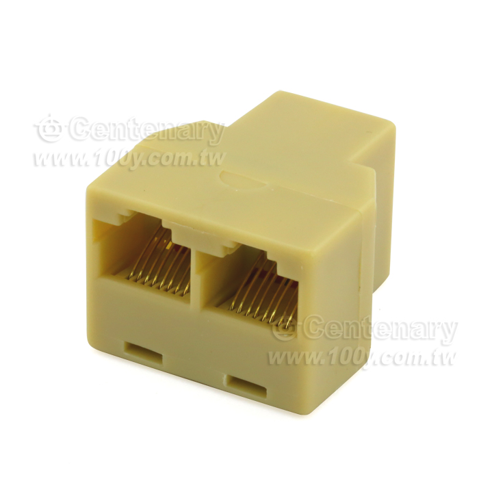 電話接頭 1母轉2母(8P8C) - 104818 產品圖片