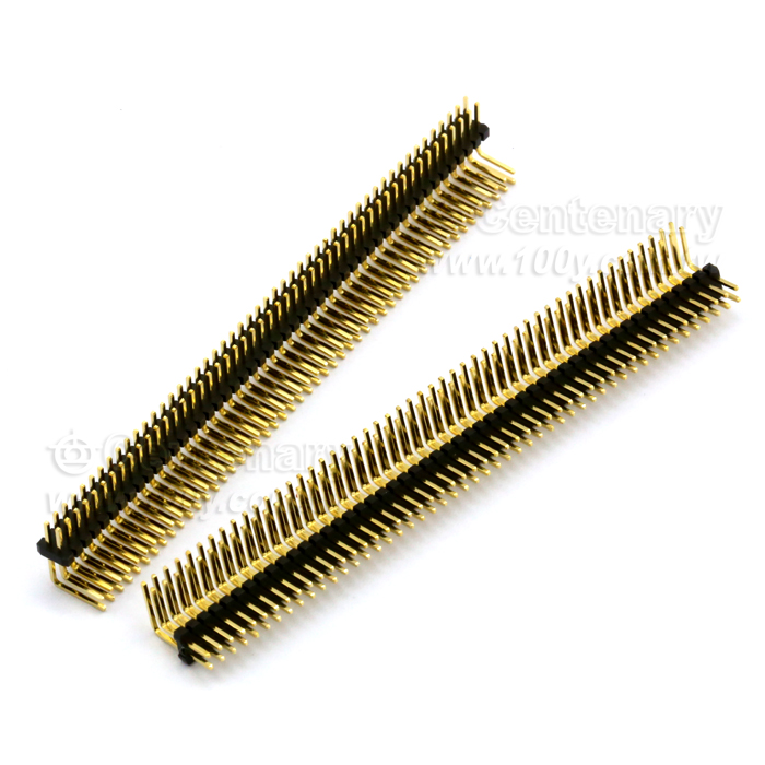 1.27mm Male Headers (Gold) -Double Row - 104613 Product Image