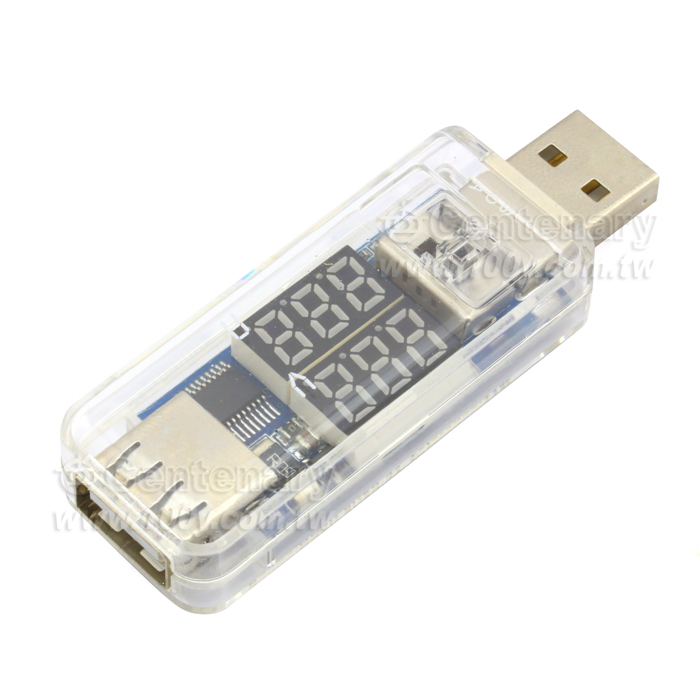 雙顯USB電壓電流表 - 105693 產品圖片