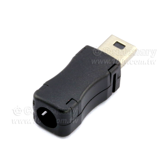 MINI 5P USB Black Connector - 105726 Product Image