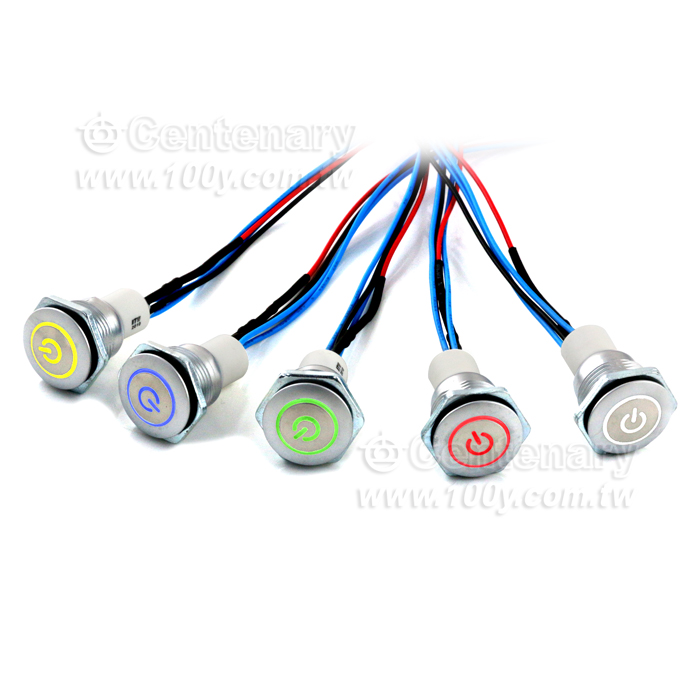 MINIATURE PANEL SEALED METAL PUSHBUTTON - 106307 Product Image