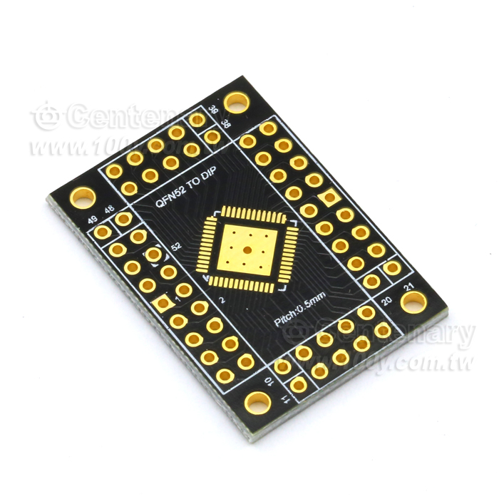 轉接板 QFN52/QFN56 轉DIP - 107792 產品圖片