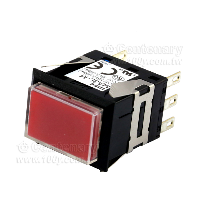 IDEC_長方形照光按鈕開關 瞬時型 SPDT - 107391 產品圖片