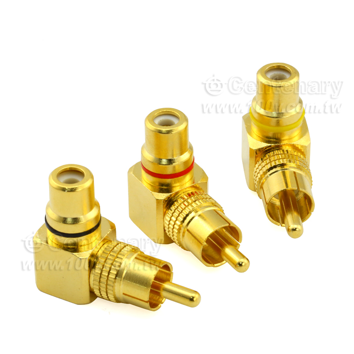 RCA L-Type Male to Female Lotus Plug - 107993 Product Image