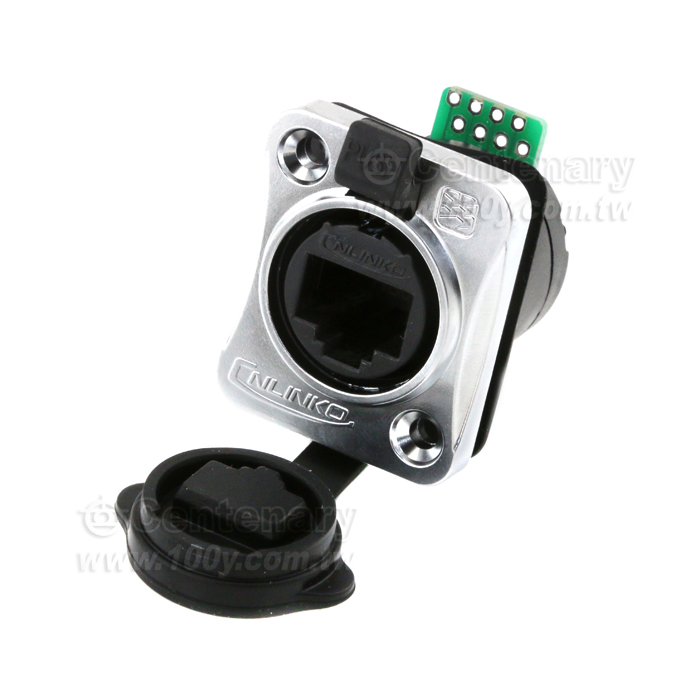 RJ45按扣式插座單網口IP65 - 108148 產品圖片