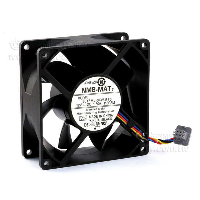NMB 3615ML-04W-B76 4-Wire Fan - 108178 Product Image