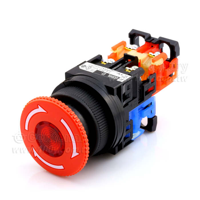 Fuji Electric_急停帶燈開關 - 107469 產品圖片