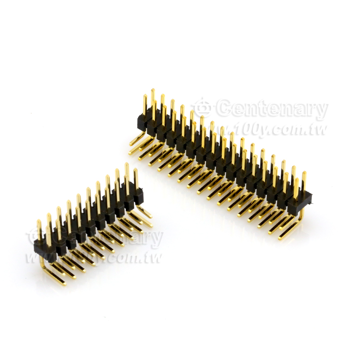 20P(2*10)排針 90° P:2.54 【ROHS】 - 108374 產品圖片