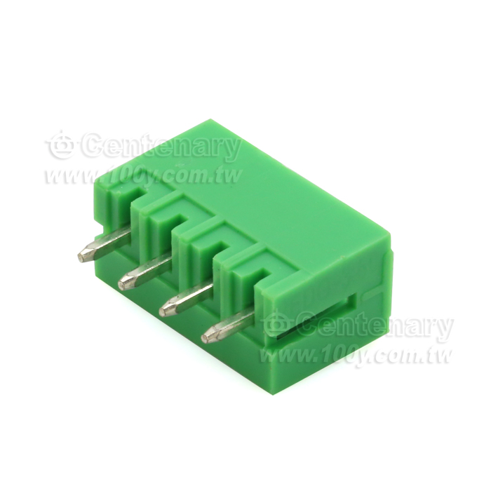 插拔式接線端子180度 4P - 108444 產品圖片