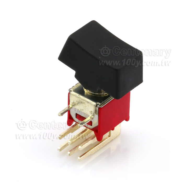 蹺板開關 ON-ON DPDT 6P - 43527 產品圖片