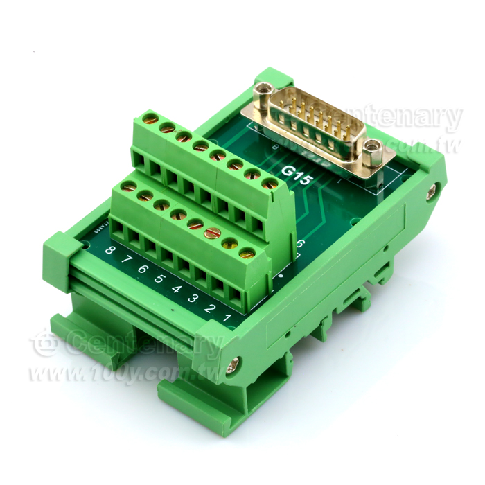DB15 Relay Station Transfer Terminal Adapter Board Module Male - 108584 Product Image