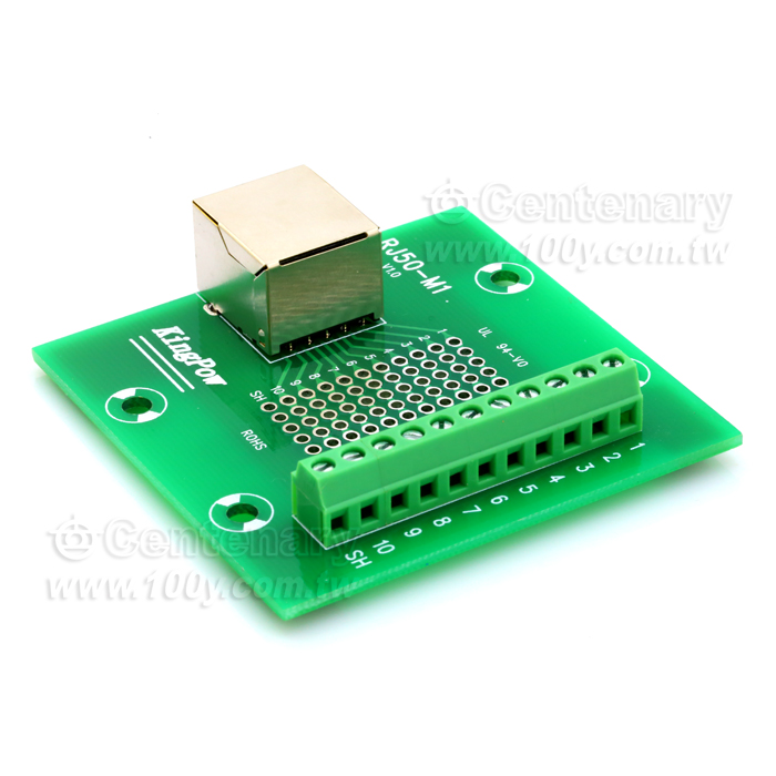 RJ50  10P10C Transfer Terminal Adapter Plate - 108673 Product Image