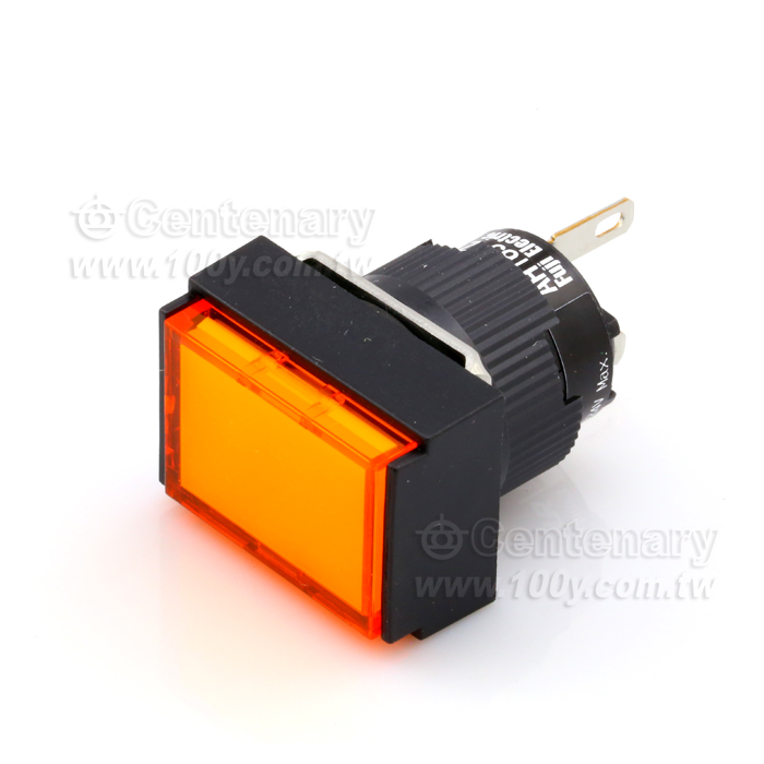 指示燈 長方形 Orange 24VDC - 108719 產品圖片