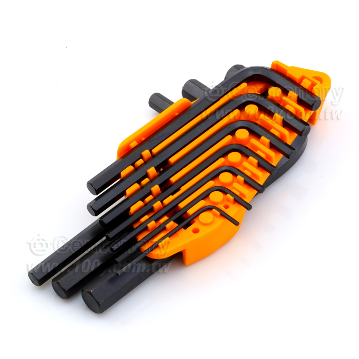 10 Pcs Short Arm, "L" Shaped Hexagon Set - 2496 Product Image