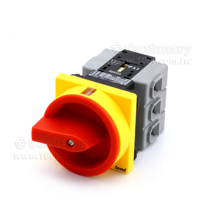 MAIN SWITCH 80A RED - 108802 Product Image