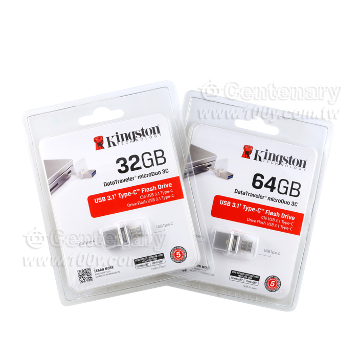 Kingston_USB3.1 Type-C Flash Drive 64G - 108941 Product Image