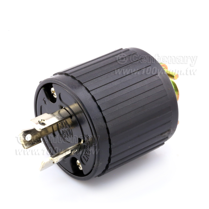 NEMA L8-30P Locking Plug - 108907 Product Image