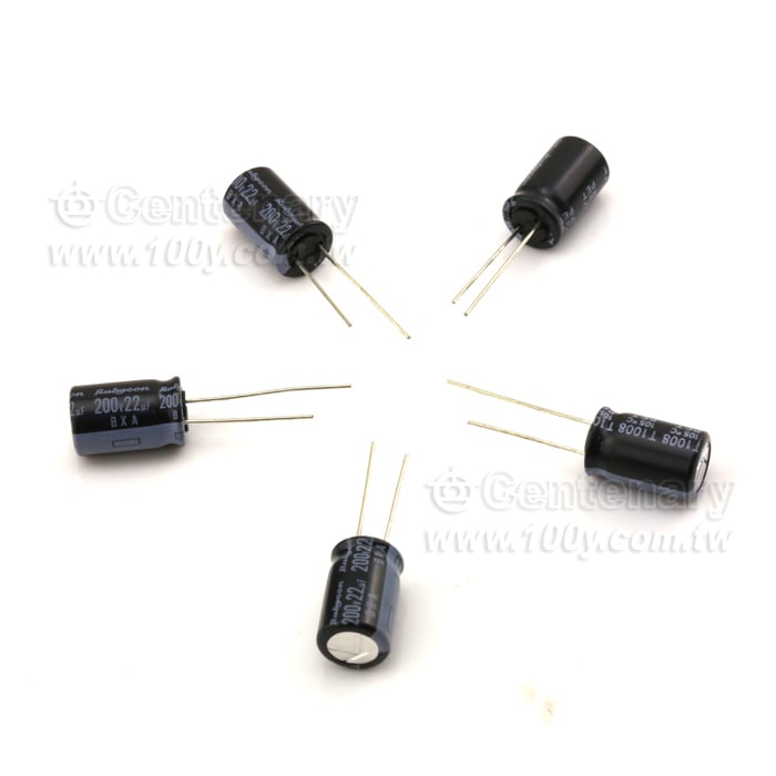 Rubycon_4.7uF/200V Miniature Aluminum Electrolytic Capacitor - 109125 Product Image