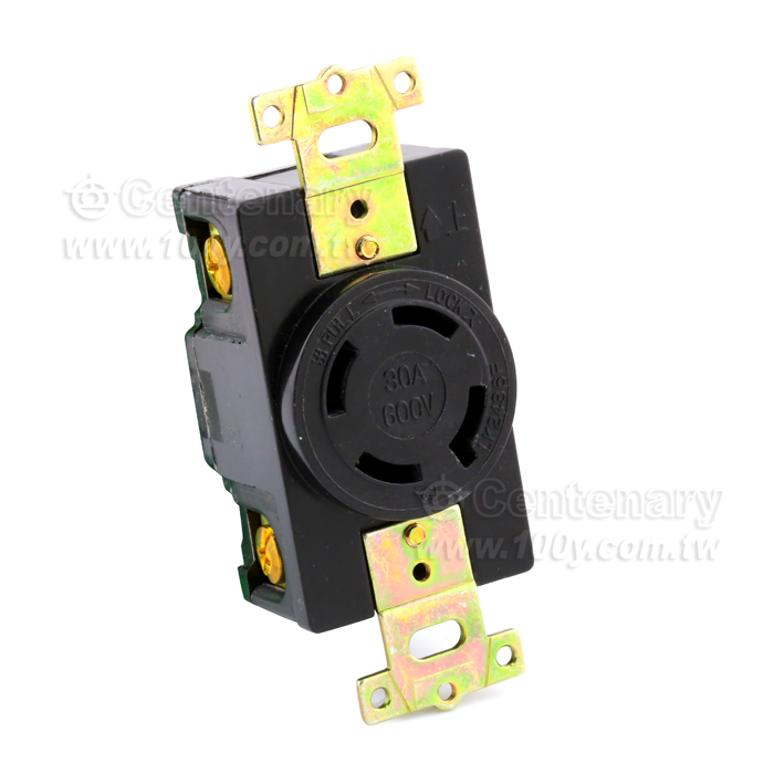 L17-30R 引掛式暗插座4P 30A / 600V - 108912 產品圖片