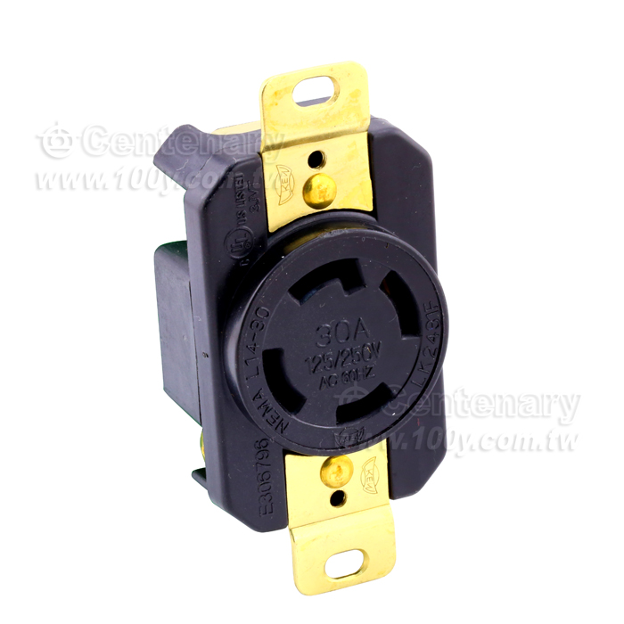 L14-30R 引掛式暗插座4P 30A  / 125/250V - 108893 產品圖片