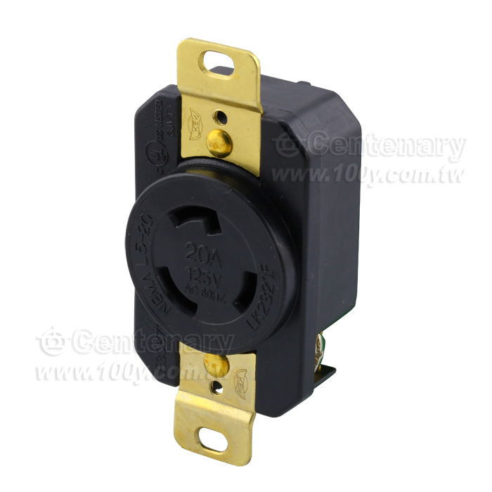 NEMA L5-20R Locking Receptacle - 108607 Product Image
