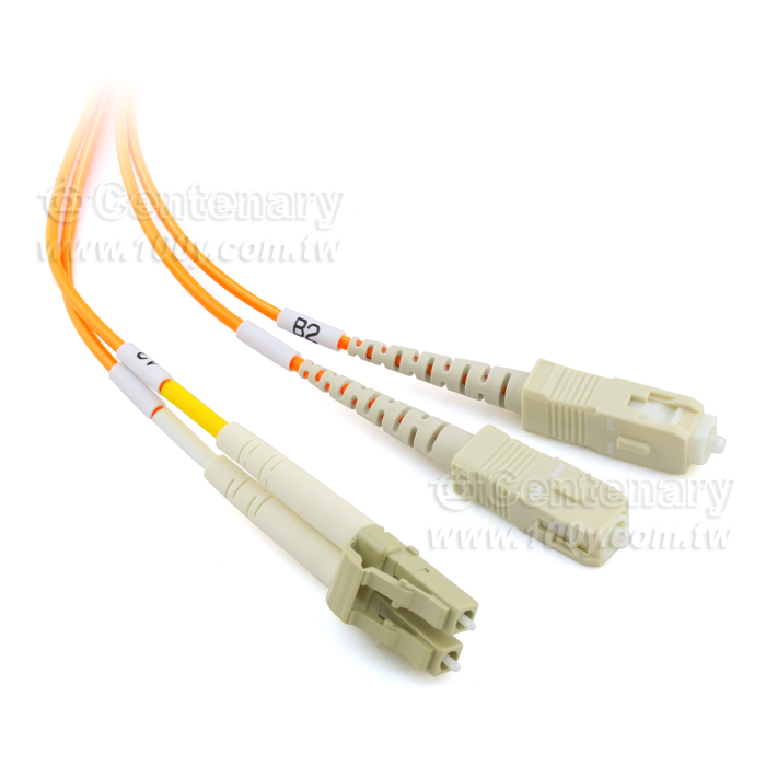 LC/SC 多模雙芯光纖跳線 10M - 129706 產品圖片