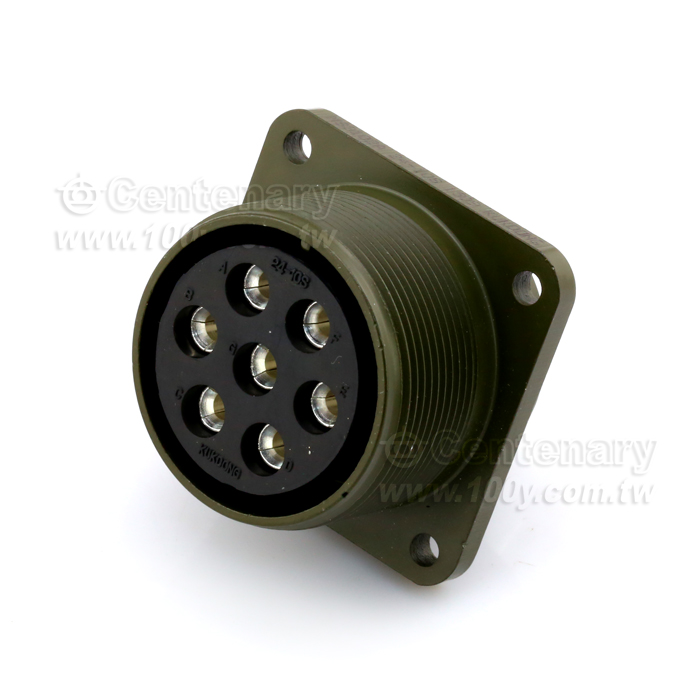7P母端械外插座 46A~60A/500Vac/700Vdc - 80267 產品圖片